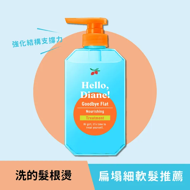 【Moist Diane 黛絲恩】Hello ！酸熱重塑護髮素400ml(修護/蓬鬆)