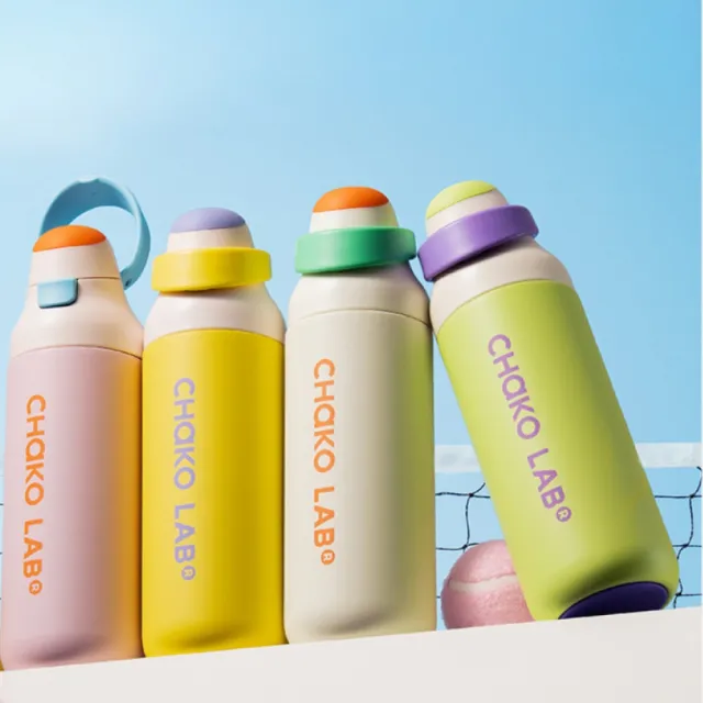 【CHAKO LAB】不鏽鋼保溫咔噠杯700ml 洪基粉絲必備款 316不鏽鋼 雙飲口水壺 提把水壺 保溫杯 咖啡水杯