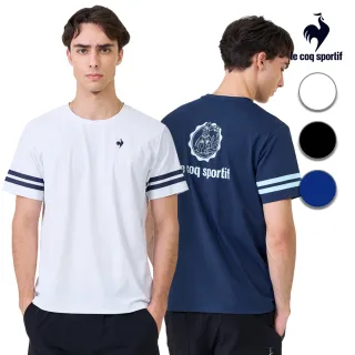 【LE COQ SPORTIF 公雞】吸濕排汗 抗UV短袖T恤 男款 3色 LWX21002