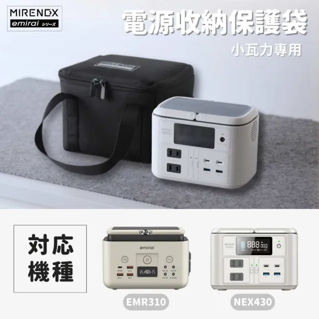 【MIRENEX】emirai儲能小瓦力PRO - 專用電源收納袋 保護袋
