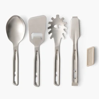 【SEA TO SUMMIT】Detour 不鏽鋼料理4件組(野炊餐具/露營器具/登山健行/烤肉爐配件/STSACK036021-121804)