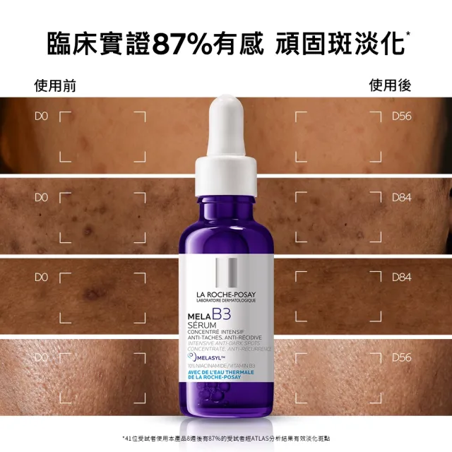 【理膚寶水】淡斑修復雙入組★最強淡斑科技 MELA B3 淡斑淨亮精華+B5瞬效全面修復精華 30ml
