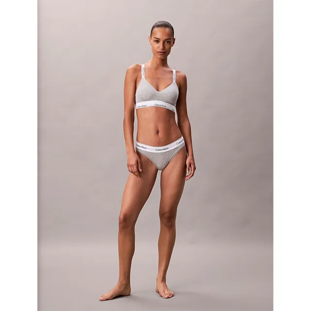 【CALVIN KLEIN】CK內衣 Logo緹花肩帶 無鋼圈內衣 集中 美背 黑 灰 白 (QF8504)