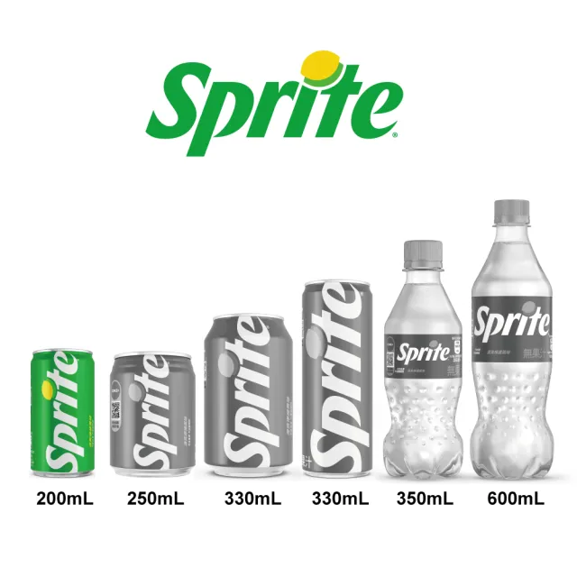 【Sprite 雪碧】迷你罐200ml x24入/箱