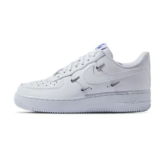 【NIKE 耐吉】Wmns Air Force 1”07 Lx 女鞋 白色 銀色小勾 皮革 運動 休閒鞋 CT1990-100