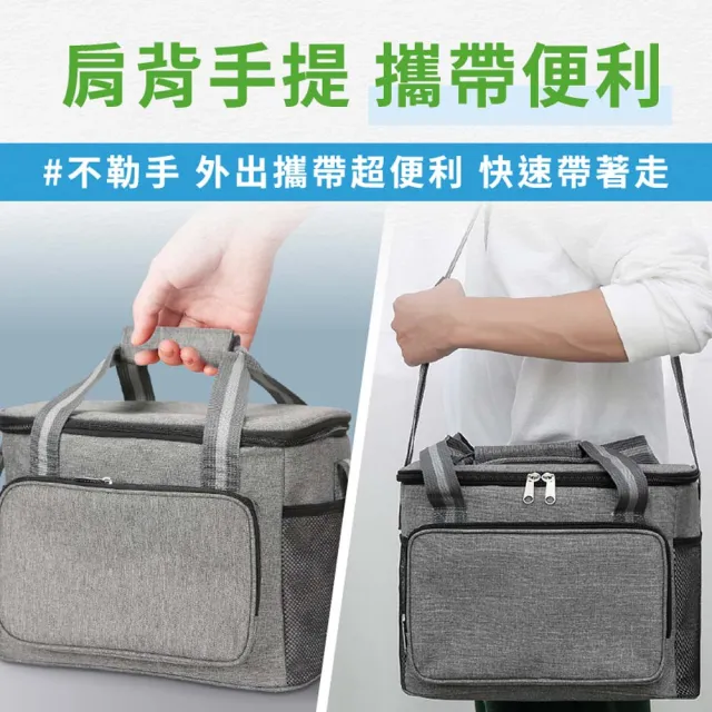 【享屋】三層加厚保冷袋-10L(保溫袋 防水野餐包 保鮮袋 保溫箱 野餐包 便當包 露營包 鋁箔保冰)