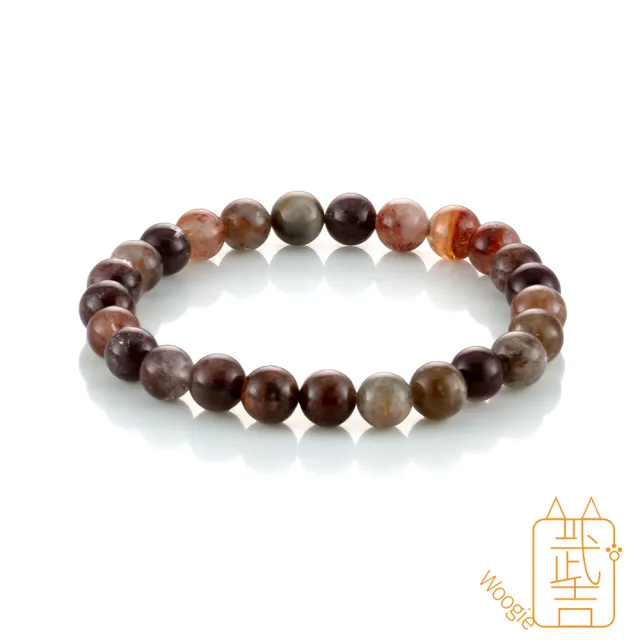 【Woogie武吉珠寶】幻彩幽靈能量水晶手鍊(滿幽7mm)