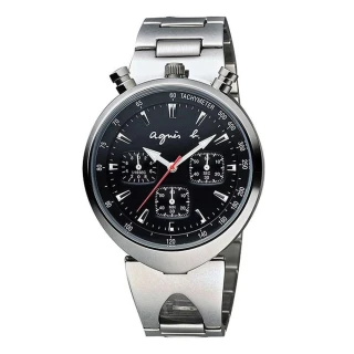 【agnes b.】法式時尚太陽能腕錶VD55-KS00D