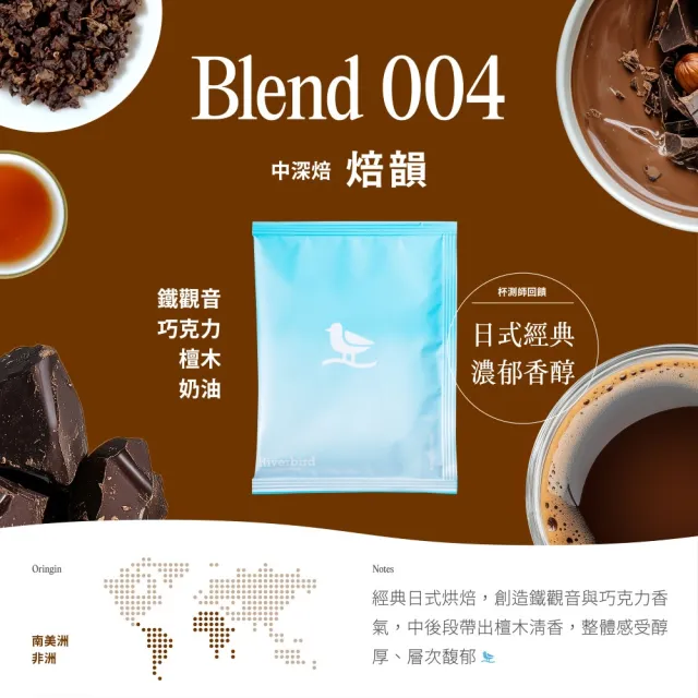 【江鳥咖啡】杯測師精選 善牧計畫老饕組中焙濾掛咖啡1盒(10gx50入/盒;巴西皇后莊園/黑騎村/004焙韻)