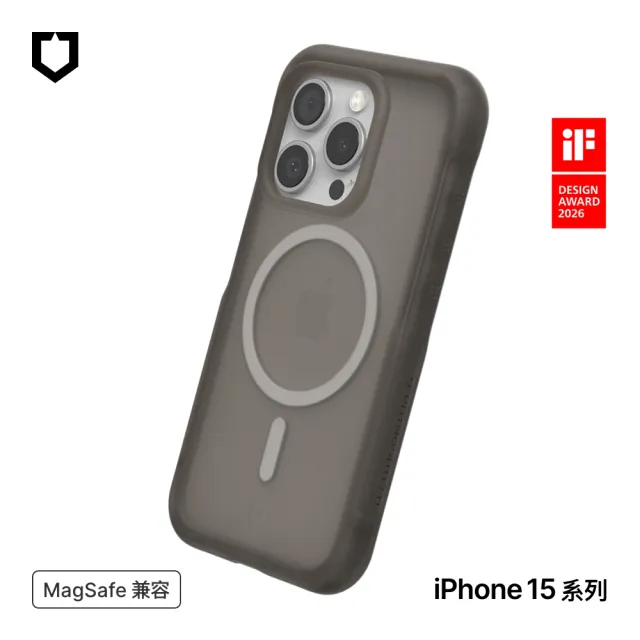 【RHINOSHIELD 犀牛盾】iPhone 15 Pro/15 Pro Max AirX MagSafe兼容 極致氣墊緩衝磁吸防摔手機殼