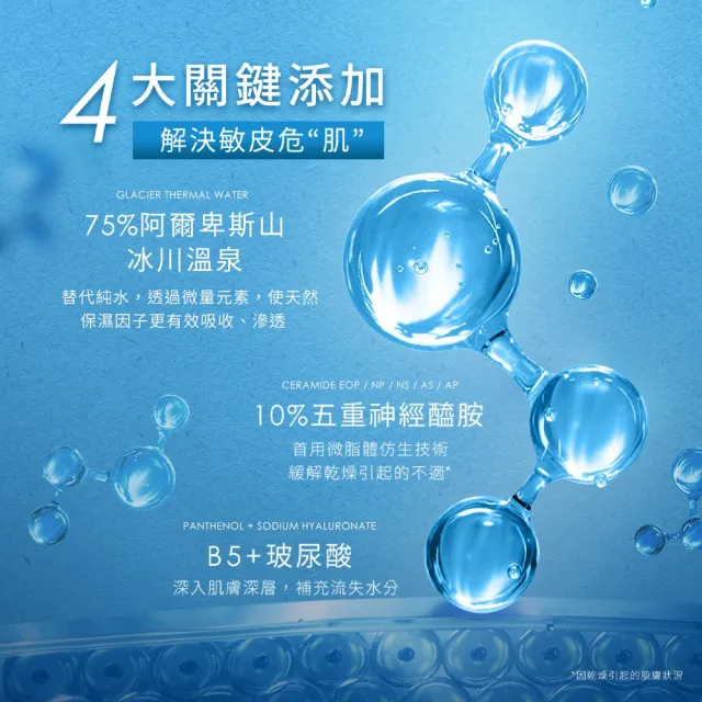 【Jealousness 婕洛妮絲】神經醯胺B5保濕化妝水125ml+10%神經醯胺保濕修護霜50ml（保濕修護．敏感肌適用）