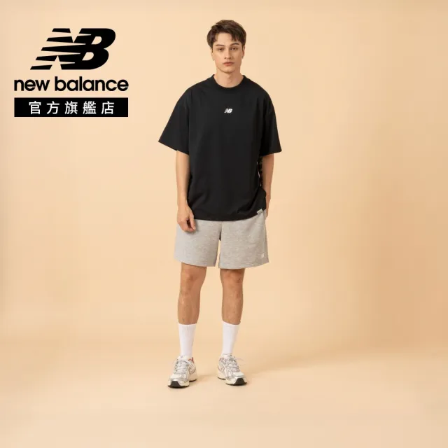 【NEW BALANCE】NB 快乾排汗短袖上衣_男性_黑/米白色_MT6145W6BK_MT6145W6SST(美版 版型偏大)