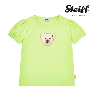 【STEIFF】熊頭童裝 經典熊頭 短袖T(短袖上衣 啾啾款)