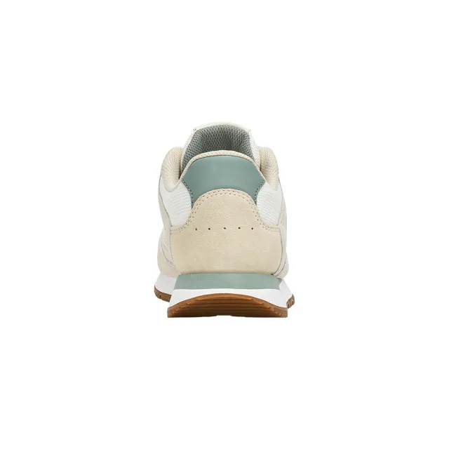 【K-SWISS】經典運動鞋 VISTA RUNNER T 休閒 女鞋 米白莫藍迪綠色 99459-164-M