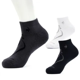 【LE COQ SPORTIF 公雞】(兩雙入)短襪 男女款 3色 LWW03212