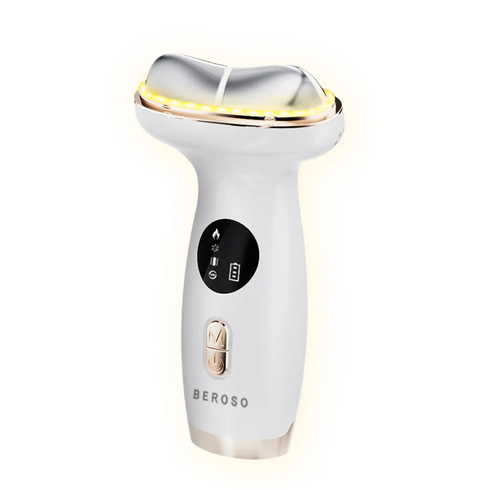 【Beroso 倍麗森】美人魚緊無痕7D光雕緊緻美容儀(溫感 緊緻拉提 精華導入 臉部美容儀 美頸 頸紋)