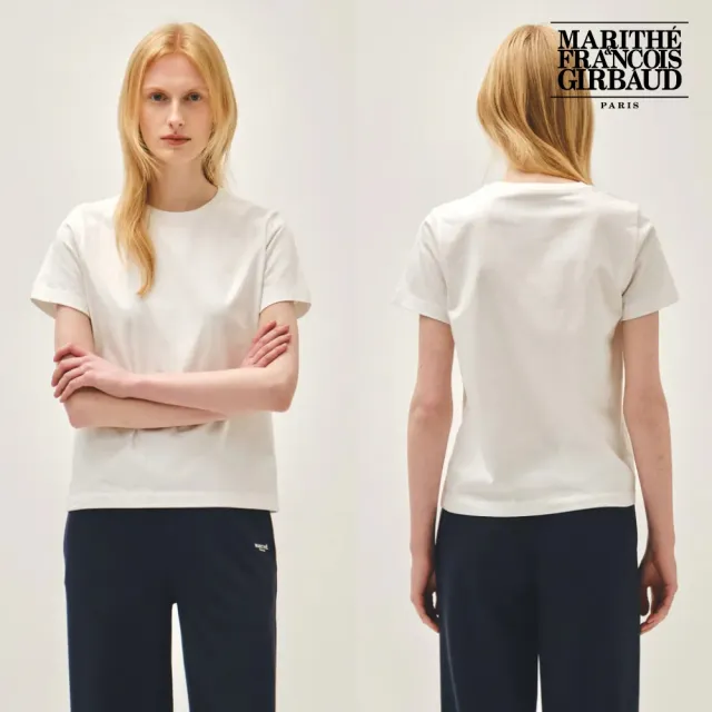 【MARITHE FRANCOIS GIRBAUD】官方旗艦 女款三件組圓標LOGO上衣(混合色)