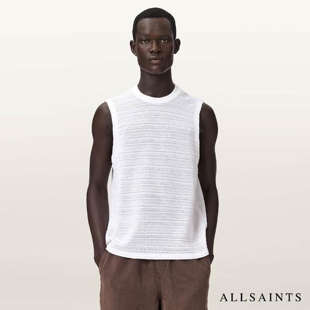 【ALLSAINTS】COVE 無袖背心-白 M016JE(常規版型)