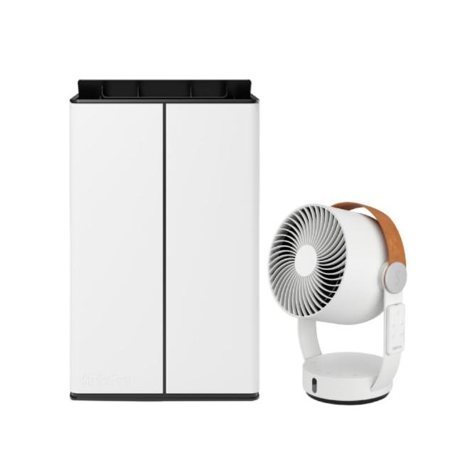 【Stadler Form】12L空氣清淨乾衣除濕機Lukas+3D循環扇Leo(低噪音/空氣循環/調節濕度/歐系/涼夏)