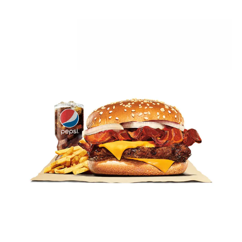 【漢堡王】超值推薦!雙起士培根牛肉堡超省餐(雙起士培根牛肉堡+小份薯條+中杯可樂)喜客券