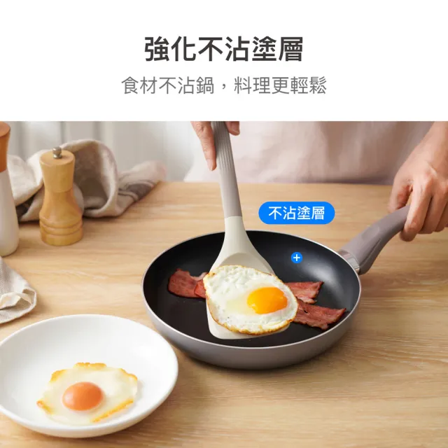 【LocknLock 樂扣樂扣】官方直營 輕曜漸層不沾IH平煎鍋 20cm(超輕量設計/全爐具適用)
