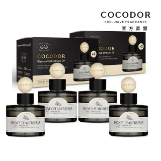 【COCODOR】車用擴香禮盒2盒組(共130mlx4/多款任選/官方直營/韓國香氛/居家香氛)