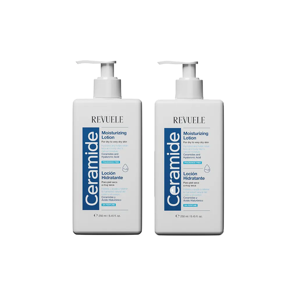 【REVUELE 瑞膚露】神經醯胺保濕乳液 250ml x2入組(敏弱保濕)