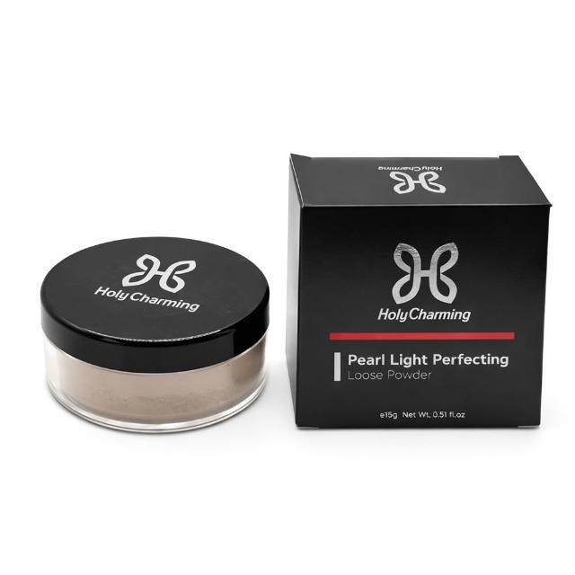 【HolyCharming】即期品：買一送一 / 珍珠光輕透完美蜜粉(15g)