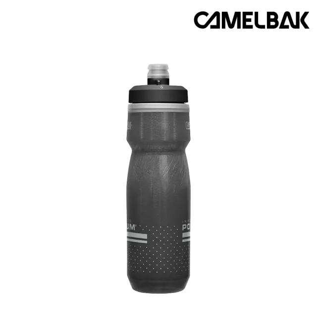 【CAMELBAK】PODIUM CHILL保冷噴射水瓶 CB1874001062｜620ml 黑