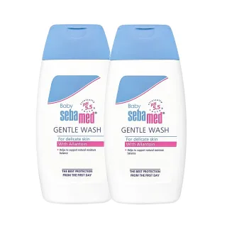 【SEBAMED 施巴】嬰兒舒敏浴露200mlx2(總代理)