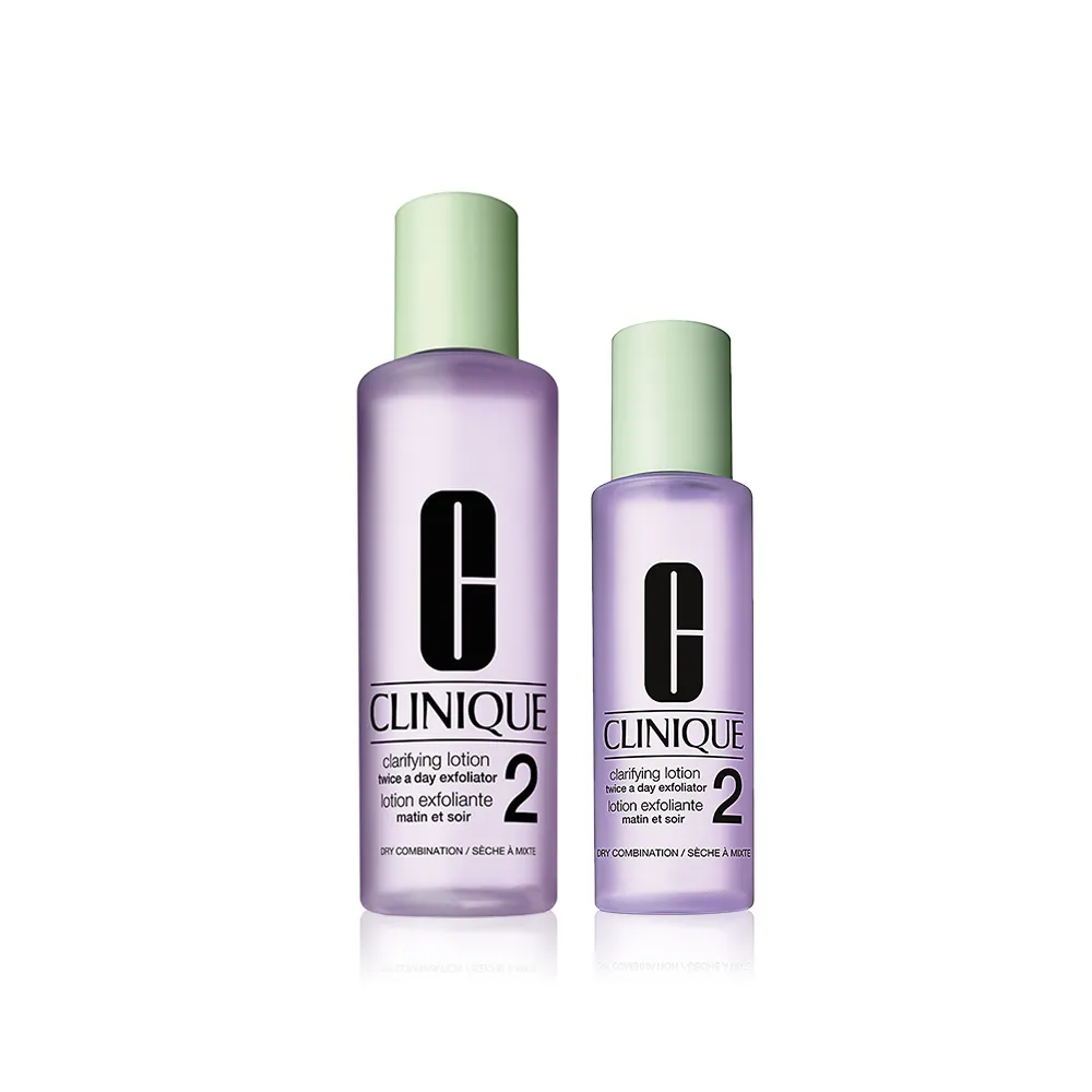 【CLINIQUE 倩碧】前導潔膚水保養升級組(三步驟溫和潔膚水400ml+200ml)