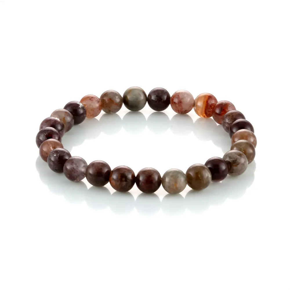 【Woogie武吉珠寶】幻彩幽靈能量水晶手鍊(滿幽7mm)