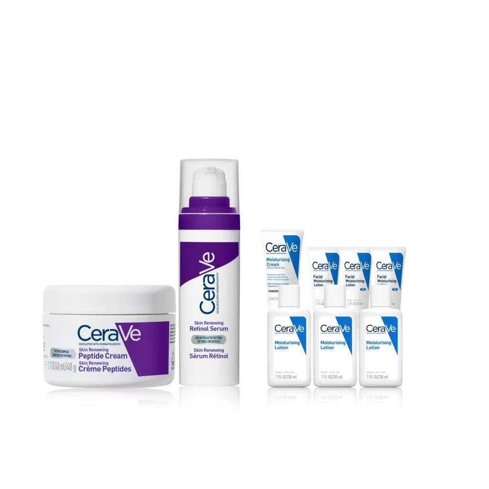 【CeraVe 適樂膚】極抗痕刷A必備組★極抗痕A醇緊緻修護精華 30ml+極抗痕多緊緻修護霜 48g