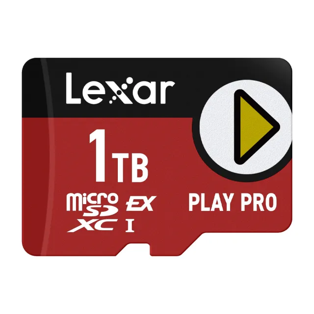 【Lexar 雷克沙】PLAY PRO microSDXC Express 1TB 超高速記憶卡(Switch 2專用)