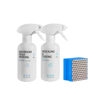 【cleanologi 潔淨學】頑垢剋星三效組（除垢泡沫300ml＋鑽石刷布＋除霉噴霧300ml）