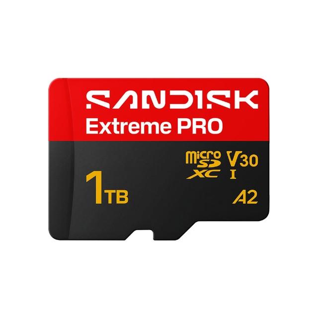 【SanDisk 晟碟】SANDISK Extreme PRO☆ microSD™ UHS-I 1TB 記憶卡(公司貨)