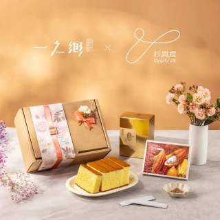 【一之鄉】濃情蜜益「益生菌+蜂蜜蛋糕」禮盒(母親節禮盒/附提袋)