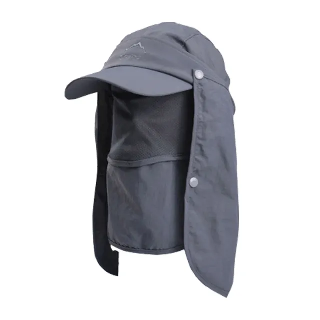 【匠心選品】速乾可拆卸防曬護頸帽(防曬漁夫帽 速乾帽 登山帽 釣魚帽 戶外鴨舌帽)