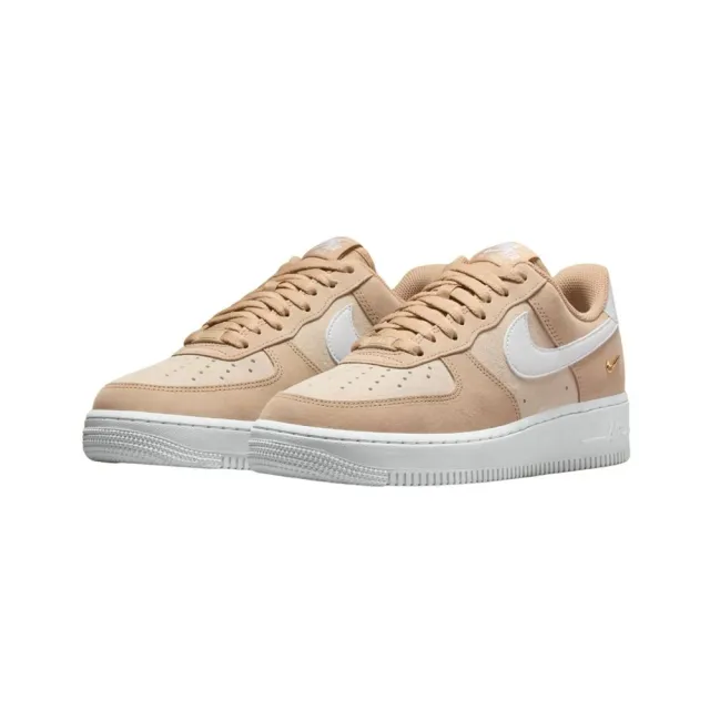 【NIKE 耐吉】W Air Force 1 07 Low SE 女款 亞麻米色 小金勾 IQ9964-200