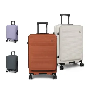 【American Explorer 美國探險家】25吋 前開式 上掀式 可加大 PC箱 行李箱 雙層防盜拉鍊 TSA鎖 CF62 旅行箱