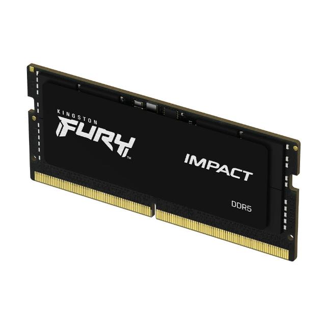【Kingston 金士頓】FURY IMPACT 爆擊者 DDR5-5600 16GB 筆記型 超頻記憶體(KF556S40IB-16)