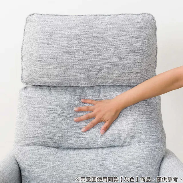 【NITORI 宜得利家居】◎防潑水貓抓布 布質1人用電動沙發 個人椅 2馬達 LE01-2 布 DGY(貓抓布)