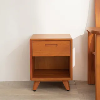 【Mahogany 瑪荷尼家具】免組裝 40x40x51 晨光丹麥床頭櫃A  全原木桃花心木 床頭櫃 M1-BS34-A(G2)
