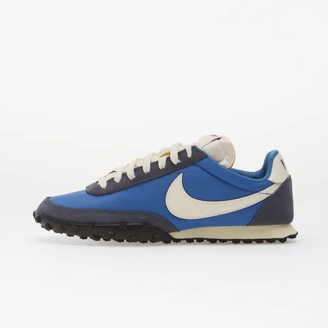 【NIKE 耐吉】運動鞋 休閒鞋 男鞋 WAFFLE RACER 許光漢同款 復古 麂皮 藍色 (IM8658401)