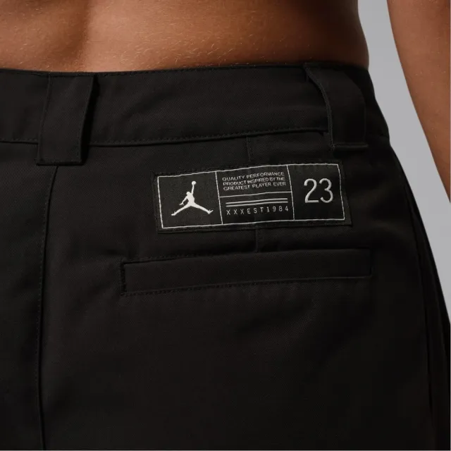 【NIKE 耐吉】短褲 女 AS W J FLT BIG CHINO SHORT 運動 休閒 喬丹 黑色 (IH0658010)