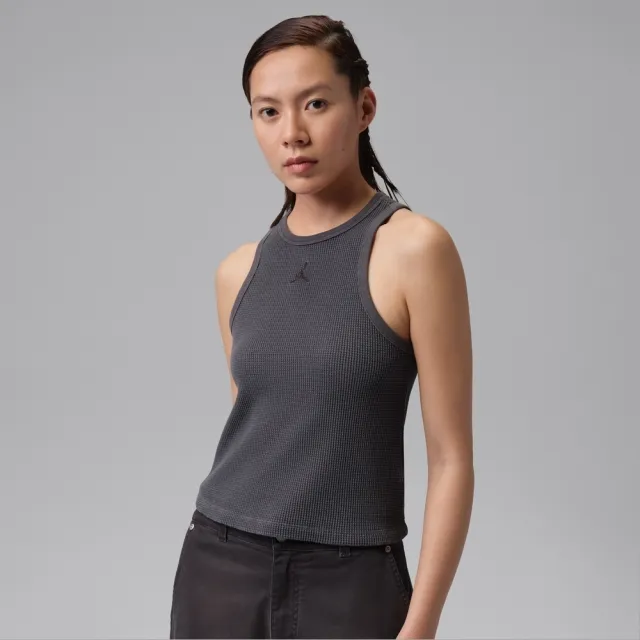 【NIKE 耐吉】背心上衣 女 AS W J FLT SLVL WFL TANK 運動 休閒 喬丹 黑色 (IF1161010)