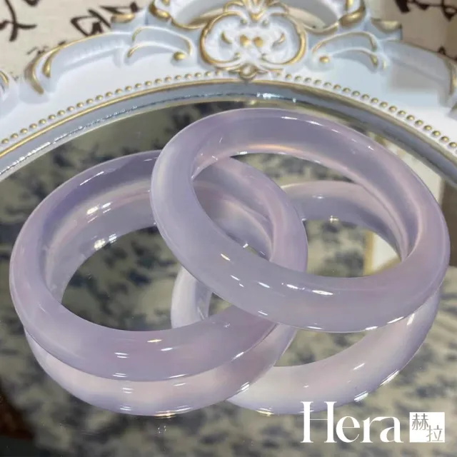 【HERA 赫拉】優雅紫玉髓手鐲 H115041506(紫玉髓 手鐲)