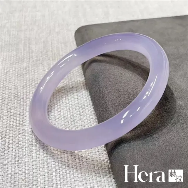 【HERA 赫拉】優雅紫玉髓手鐲 H115041506(紫玉髓 手鐲)