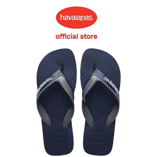 【havaianas 哈瓦仕】拖鞋 男鞋 夾腳拖 寬帶 雙色 Dual 藍 4145602-9483M (哈瓦士)
