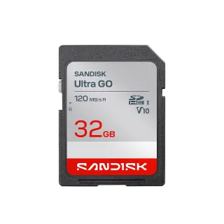 【SanDisk 晟碟】SANDISK Ultra® GO SDHC™ UHS-I 32GB 記憶卡(公司貨)
